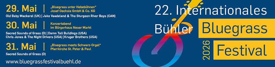 Bluegrass Festival Bühl - weitere Informationen abrufen
