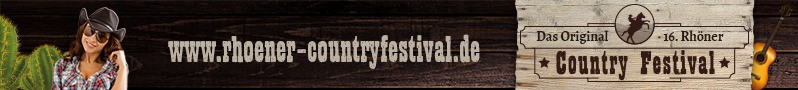 ANZEIGE - 16 Jahre Country Festival in der Rhön - Hier klicken!