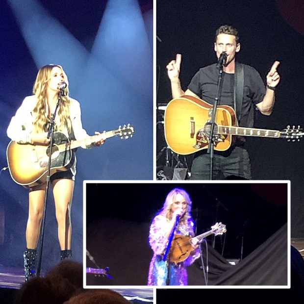 Carly Pearce, Bastian Baker & Rhonda Vincent in Gstaad