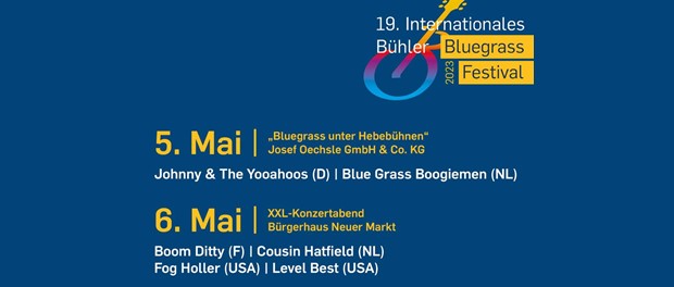 19. Internationales Bühler Bluegrass-Festival