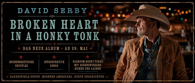 David Serby – Broken Heart In A Honky Tonk: Das 2026er Album