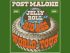 Post Malone - Big Ass Worl Tour (Tourplakat)