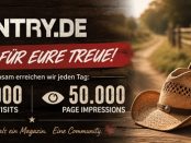 Country.de bedankt sich bei seiner Community für täglich rund 10.000 Besucher und 50.000 Seitenaufrufe
