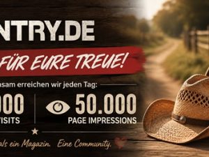 Country.de bedankt sich bei seiner Community für täglich rund 10.000 Besucher und 50.000 Seitenaufrufe