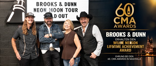 Brooks & Dunn erhalten den Willie Nelson Lifetime Achievement Award