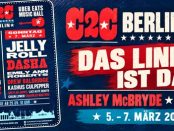 C2C Berlin 2027 Line-up mit Ashley McBryde und Jelly Roll als Headliner am 6. und 7. März 2027