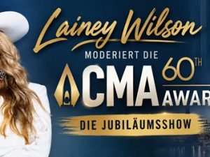 Lainey Wilsonmoderiert die 60. CMA Awards