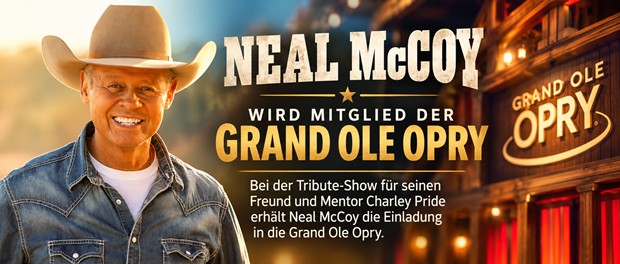 Neal McCoy wird Mitglied der Grand Ole Opry