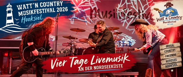 Watt’n Country Festival 2026 auf der Jaderennbahn in Hooksiel