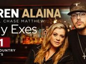 Bildunterschrift: Lauren Alaina und Chase Matthew feiern mit „All My Exes“ eine Nummer 1 im amerikanischen Countryradio